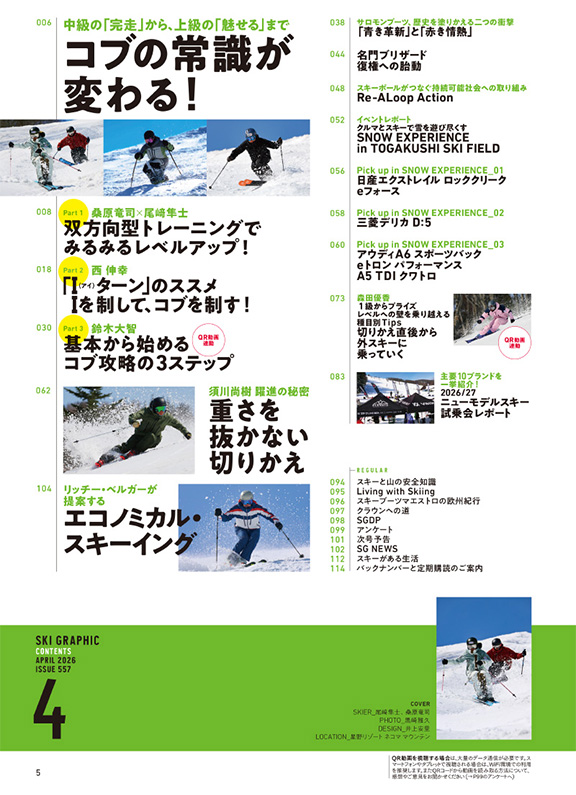 2026年4月号の目次